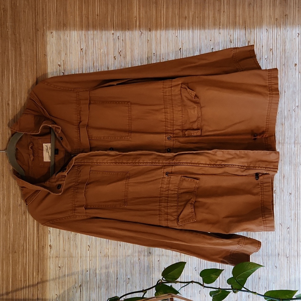 Universal Thread Large Rust Jacket GUC Functional Pockets, Drawstring, Hood